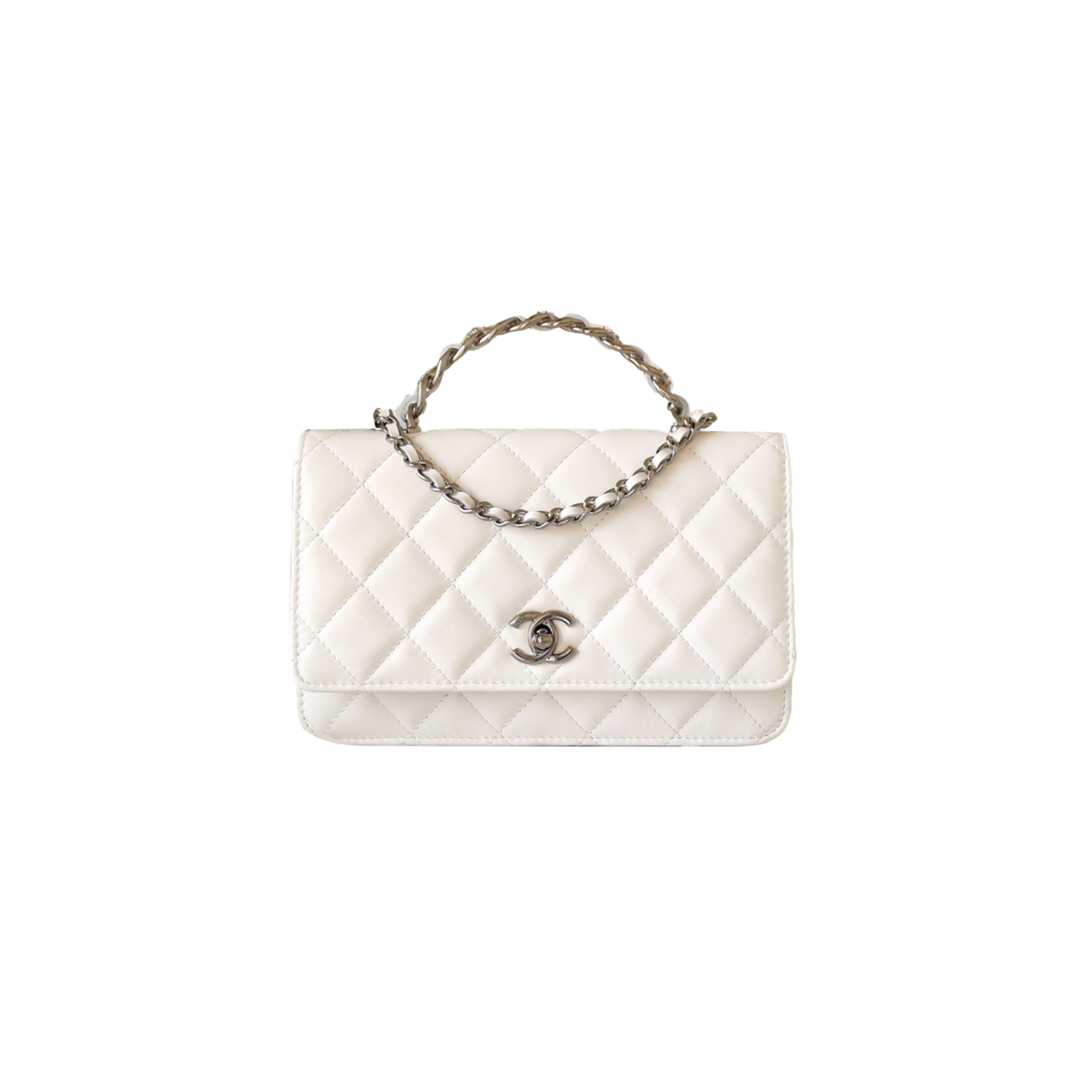 CHANEL MASTER WATER DRILL HANDLE ACCORDION BAG (19.3*12*3.5cm) 